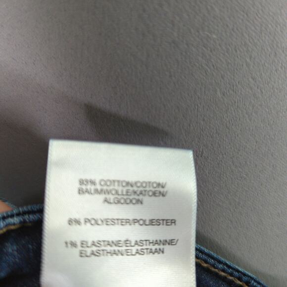 Silver Allan Jeans Mens 36x34 Blue Slim Straight Stretch - Picture 4 of 11